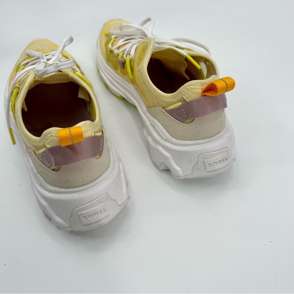 SOREL Women's Kinetic Breakthru Tech Lace Sneakers White Shoes US 6.5 - Picture 7 of 16